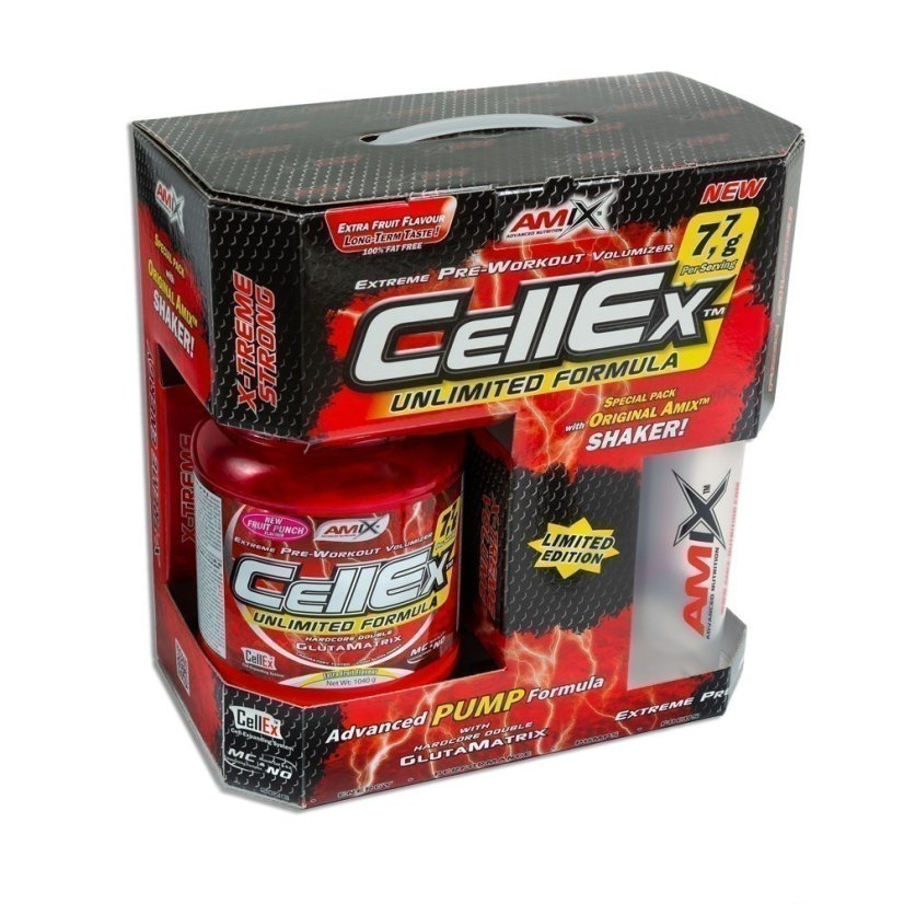 Amix CellEx - Příchuť: Fruit Punch, Balení(g): 1040g + shaker zdarma