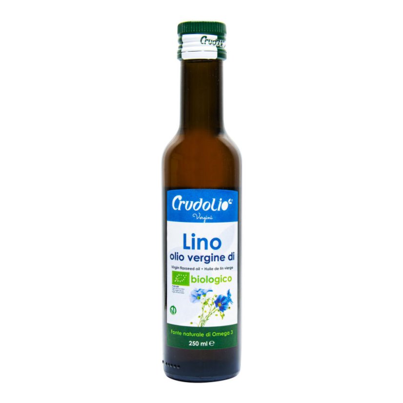 Crudolio - Lněný olej BIO, 250 ml