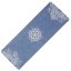 YATE Yoga Mat přírodní guma, 1 mm - vzor C  modrá