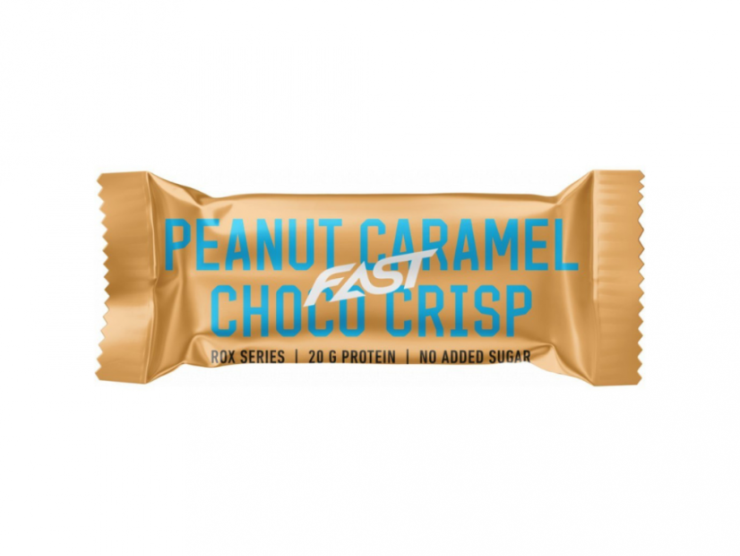 Fast Rox Proteinová Tyčinka Peanut Caramel Crisp - 55g