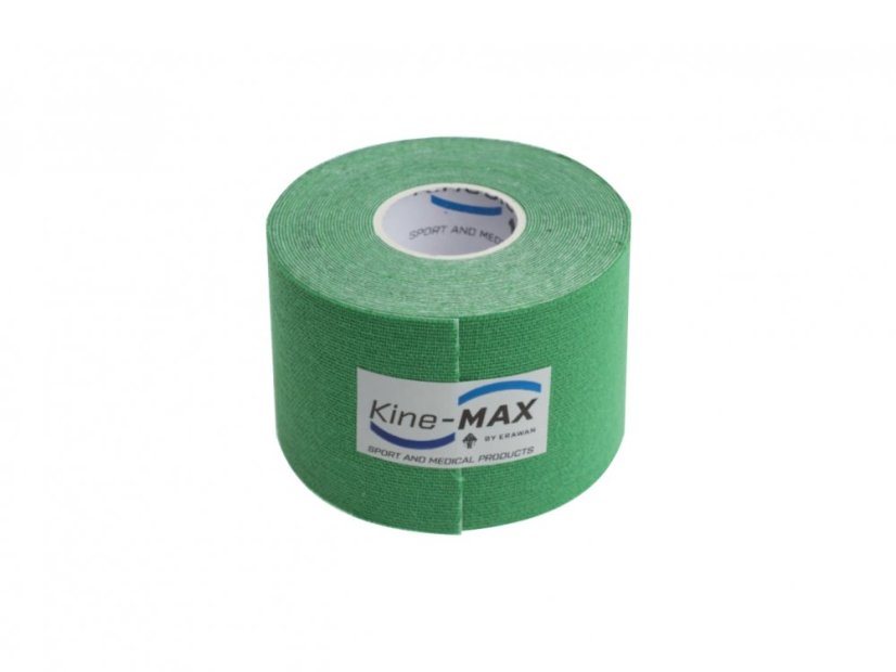 Kine-MAX Tape Super-Pro Cotton - Kinesiologický tejp - Zelený