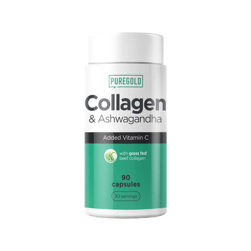 PureGold Collagen & Ashwagandha - 90 kapslí