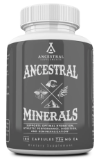 Ancestral Supplements, Ancestral Minerals, komplex minerálů, 180 kapslí, 30 dávek