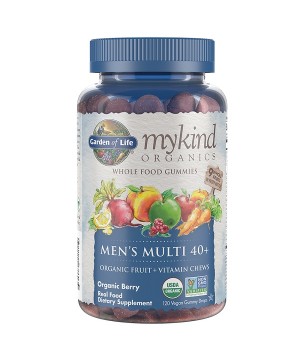 Mykind Organics Men's Multi, multivitamín pro muže 40+, 120 gumových bonbónů