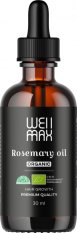 WellMax Rosemary oil, rozmarýnový olej, BIO, 30 ml