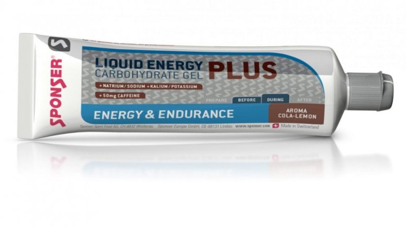 SPONSER LIQUID ENERGY PLUS - Energetický gel s kofeinem