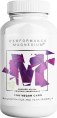 Performance Magnesium® 1000 mg, Hořčík 200 mg + Vitamín B6 P5P, 100 vegan kapslí