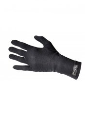 prstové merino rukavice BRYNJE Classic Wool Liners Gloves, černé Barva: Černá, Velikost: S