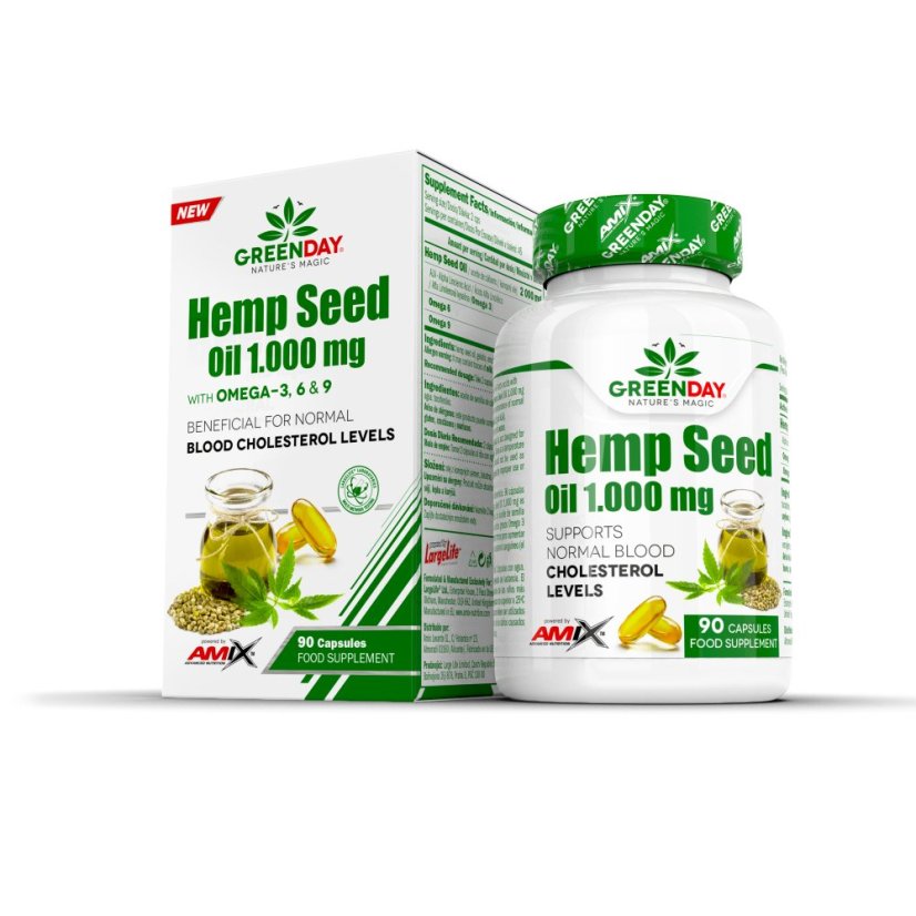 Amix Hemp Seed Oil 1000 mg