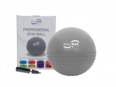 Kine-MAX Professional Gym Ball - gymnastický míč 65cm - stříbrný