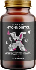 BrainMax Myo-Inositol 500 mg, 100 rostlinných kapslí