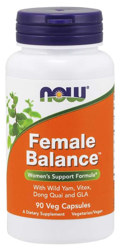 NOW Female Balance (ženské zdraví), 90 rostlinných kapslí