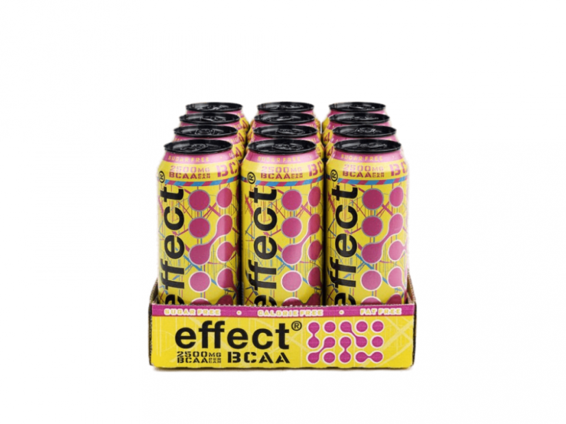 Effect® BCAA Energetický Nápoj - Příchuť Explode Tropical Blast - 500ml - Box 12 kus