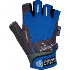 Power System fitness rukavice WOMANS POWER modrá