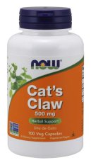 NOW Cat's Claw (Řemdihák plstnatý), 500 mg, 100 rostlinných kapslí