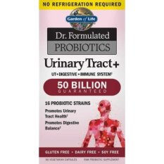Dr. Formulated Probiotics Urinary tract (probiotika pro ženy, močové cesty), 50 mld. CFU, 16 kmenů, 60 rostlinných kapslí