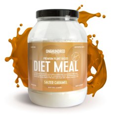 ONETOHUNDRED VEGAN DIET MEAL SALTED CARAMEL 1100g-Veganské dietní jídlo, slaný karamel
