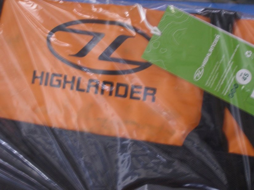 HIGHLANDER Storm Kitbag (Duffle Bag) 45 l Taška oranžová II. jakost