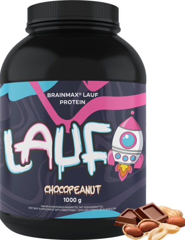 BrainMax LAUF Protein, nativní syrovátkový protein, 1000 g