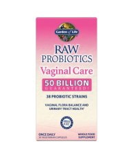 Raw Probiotics vaginal care (probiotika pro ženy, vaginální péče), 50 mld. CFU, 38 kmenů, 30 rostlinných kapslí
