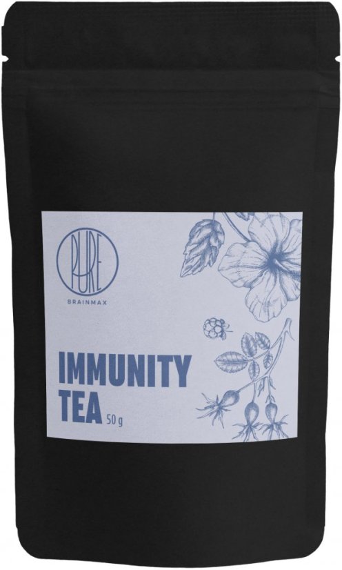 BrainMax Pure Immunity Tea, čaj pro silnou imunitu, 50 g