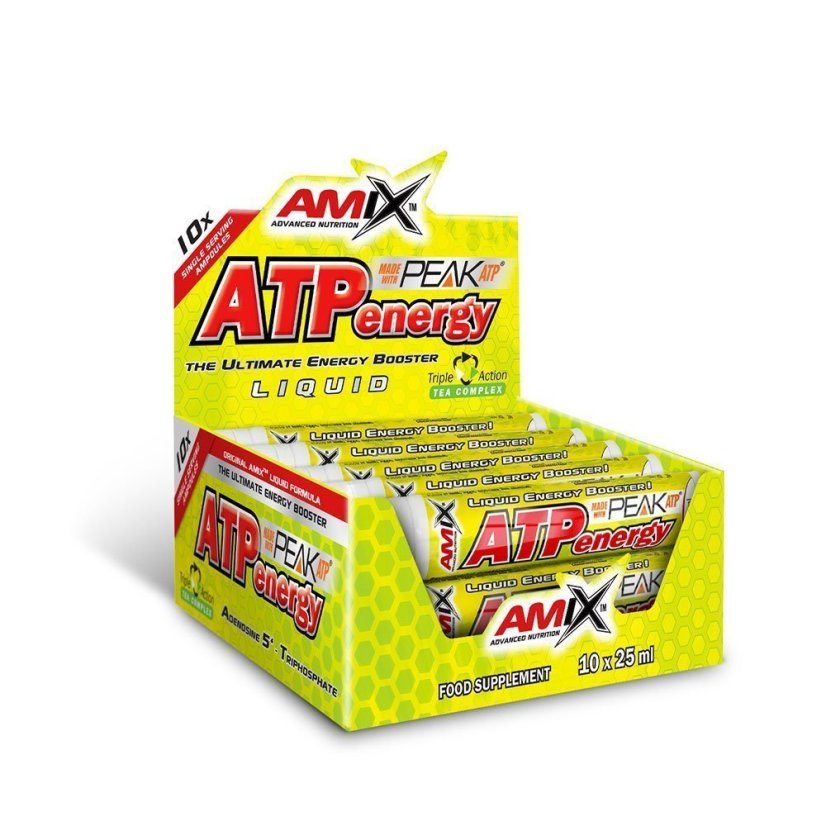 Amix ATP Energy Liquid - Příchuť: Orange, Balení (ml): 10x25ml