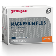 SPONSER MAGNESIUM PLUS Fruit Mix (20 x 6,5 g) - Hořčík proti křečím v prášku