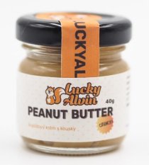 Lucky Alvin 100% arašídový krém 40g crunchy
