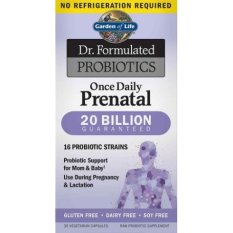 Dr. Formulated Probiotics once daily Prenatal (probiotika pro těhotné, kojící), 16 kmenů, 20 mld CFU, 30 rostlinných kapslí