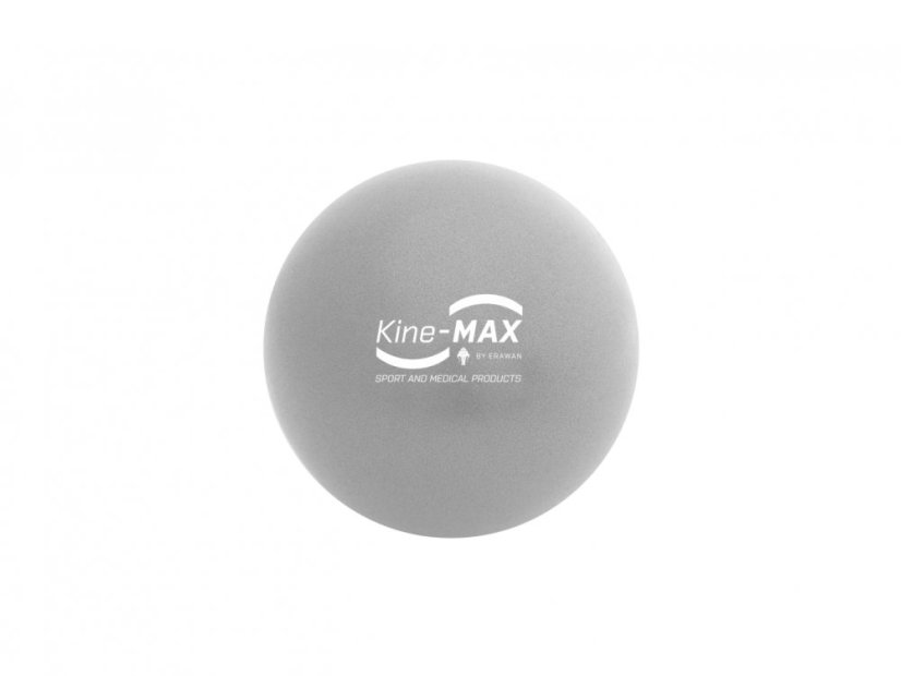 Kine-MAX Professional Overball - cvičební míč 25cm - stříbrný