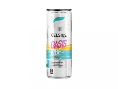 Celsius Energetický Nápoj Oasis Vibe - Příchuť Limetka / Kaktus - 355ml
