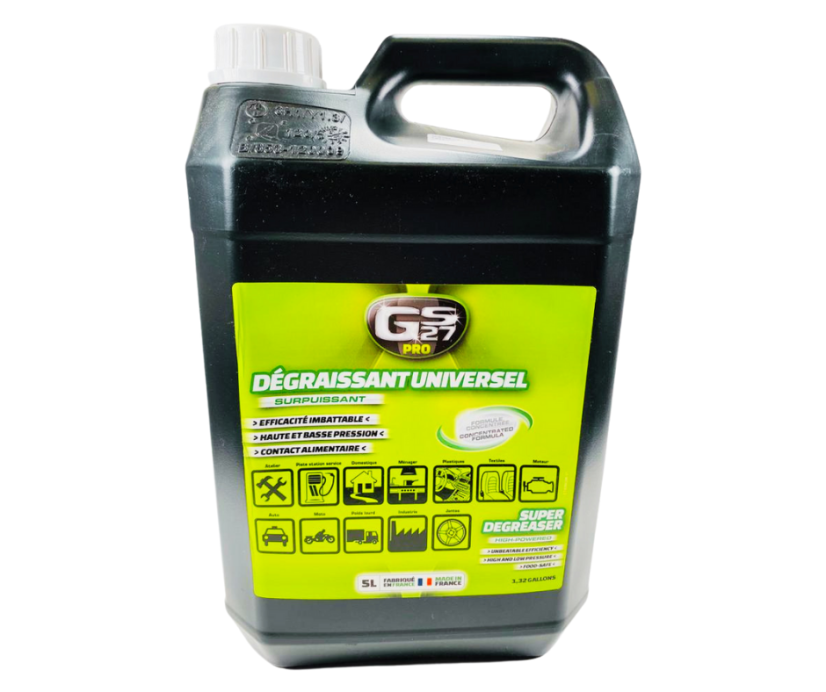 GS27 SUPER DEGREASER PRO - 5L a 20L čistící a silně odmašťující koncentrát
