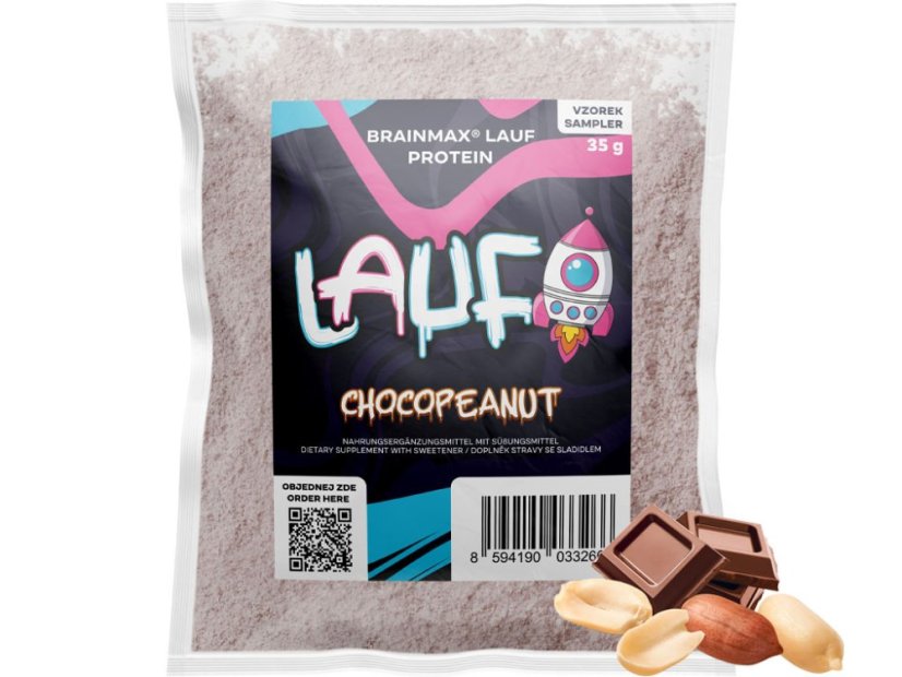 BrainMax LAUF Protein, nativní syrovátkový protein, 35 g, VZOREK