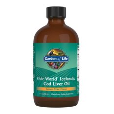 Olde World Icelandic Cod Liver Oil (olej z tresčích jater) - Lemon Mint, 236 ml
