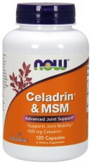 NOW Celadrin a MSM 500 mg, 120 kapslí