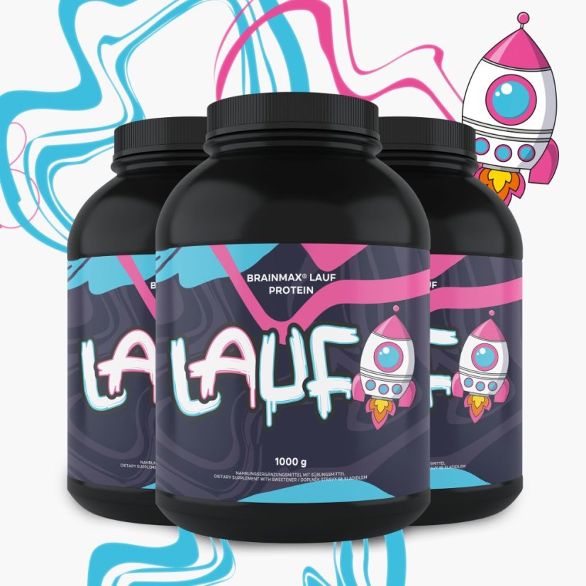 BrainMax LAUF Protein, nativní syrovátkový protein, 1000 g