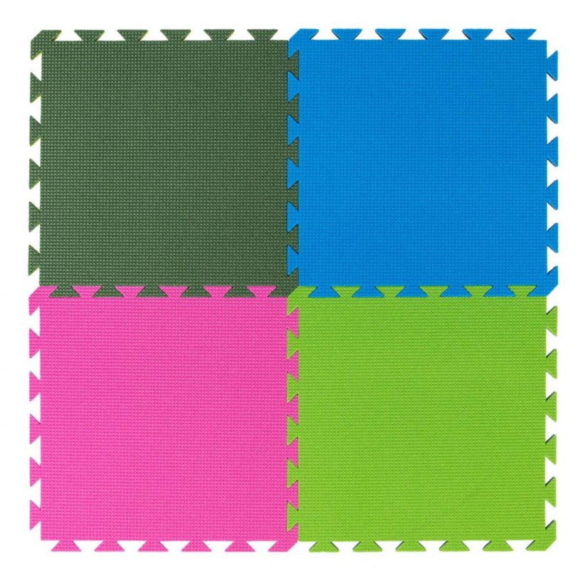 YATE PĚNOVÝ KOBEREC hrášková/tm. zelená 43x43x1,0 cm