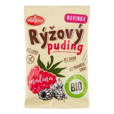 Amylon - Puding rýžový malinový bezlepkový BIO, 40 g