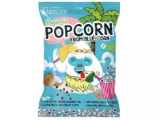 Popcrop - Popcorn z modré kukuřice s himalájskou solí a extra panenským kokosovým olejem, BIO, 20 g