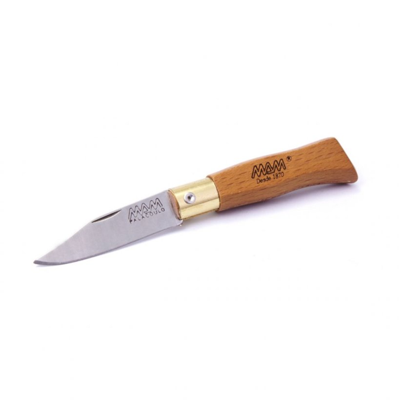 MAM Douro 2003 Zavírací nůž s klíčenkou a pouzdrem- buk 4,5 cm