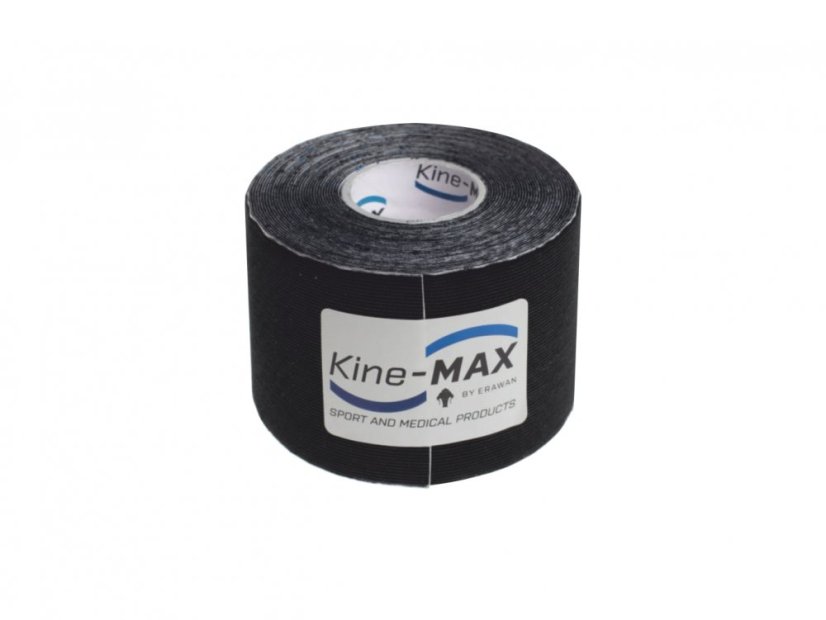 Kine-MAX Tape Super-Pro Rayon - Kinesiologický tejp - Černý