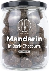 BrainMax Pure Mandarin in Dark Chocolate, Lyofilizované mandarinky v hořké čokoládě, 215 g