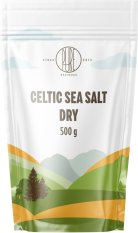 BrainMax Pure Celtic Sea Salt, Dry, Keltská mořská sůl, suchá, 500 g