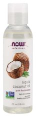 NOW Coconut oil (kokosový olej), Liquid Pure Fractionated, 118 ml