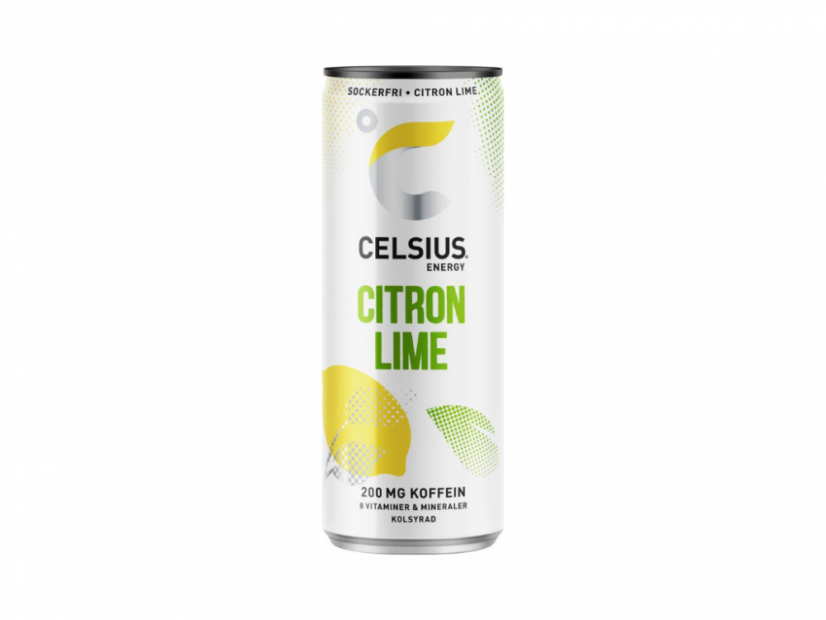 Celsius Energetický Nápoj Lemon Lime - Příchuť Citron Limetka - 355ml