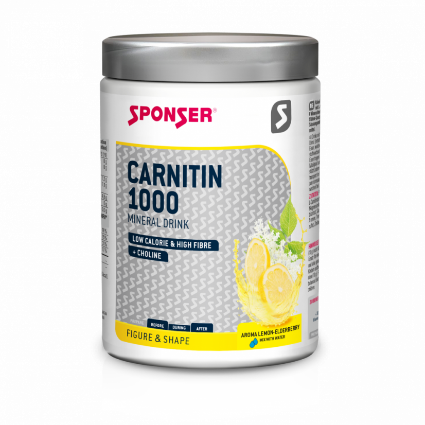 SPONSER CARNITIN 1000 MINERALDRINK 400 g - Minerální nápoj vhodný při dietě