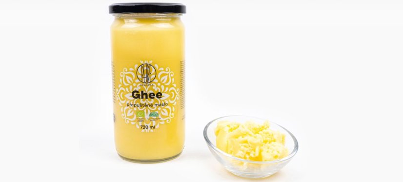 BrainMax Pure Ghee, přepuštěné máslo GHÍ, BIO, 720 ml