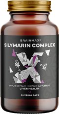 BrainMax Silymarin Complex, Ostropestřec mariánský, 90 rostlinných kapslí