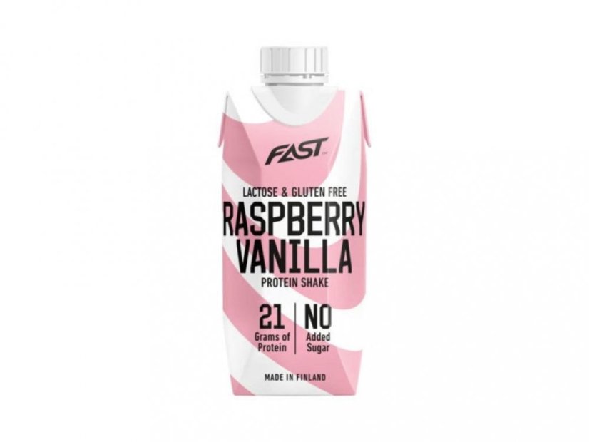 Fast Protein Shake Raspberry / Vanilla Bez Laktózy - 250ml