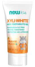 NOW XyliWhite Orange Splash, dětský zubní gel, pomeranč, 85 g
